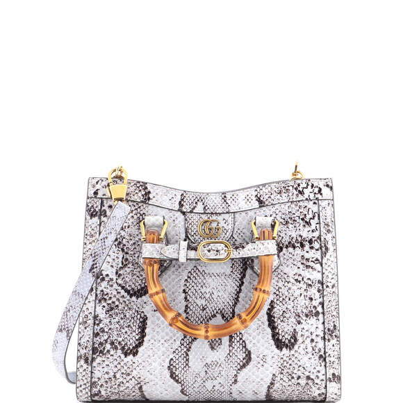 Gucci Handbags - Gucci Small Diana NM Bamboo Handle Tote Python